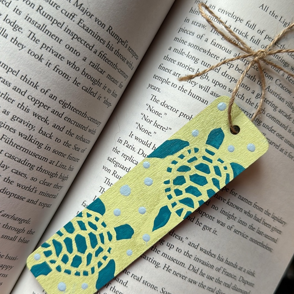 Handpainted Turtle Bookmark - Picture 2 of 3